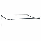 Elektrisches Markisenrahmen Anthrazit 2,5 x 2 m Aluminium
