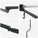Elektrisches Markisenrahmen Anthrazit 3,5 x 2 m Aluminium