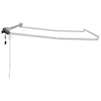 Elektrisches Markisenrahmen Weiß 3 x 2,5 m Aluminium