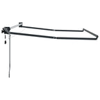 Elektrisches Markisenrahmen Anthrazit 3 x 2,5 m Aluminium