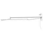 Elektrisches Markisenrahmen Weiß 3 x 2,5 m Aluminium