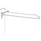 Elektrisches Markisenrahmen Weiß 3 x 2,5 m Aluminium