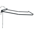 Elektrische Markisenrahmen mit LEDs Anthrazit 2,5 x 2 m