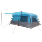 Familienzelt Blau 500 x 400 x 230 cm Polyester und Stahl