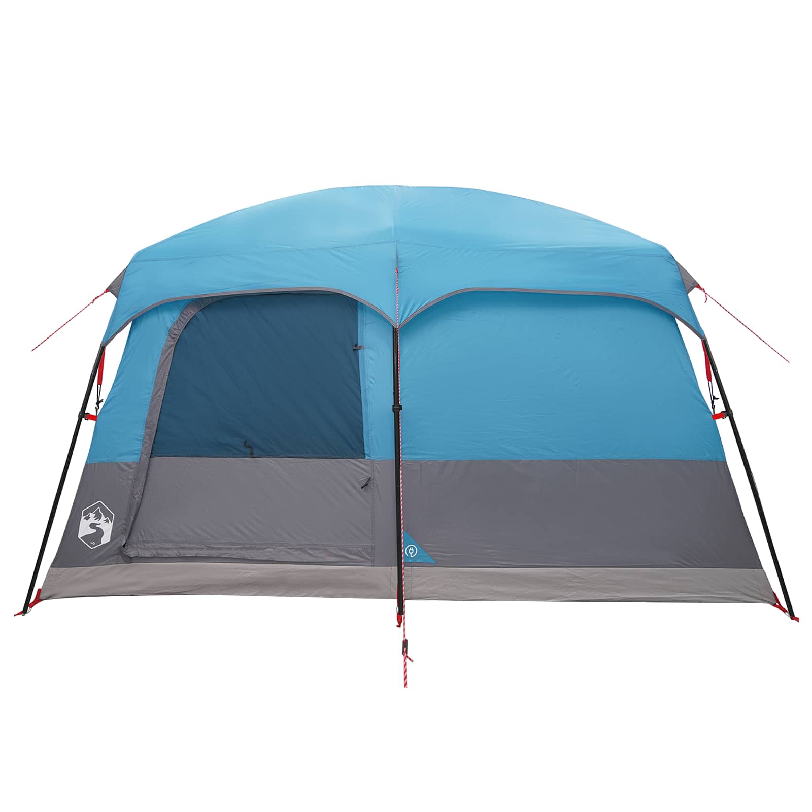 Familienzelt Blau 500 x 400 x 230 cm Polyester und Stahl