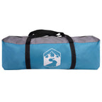 Hütten-Zelt mit Dach Blau 300 x 210 x 156 cm Polyester
