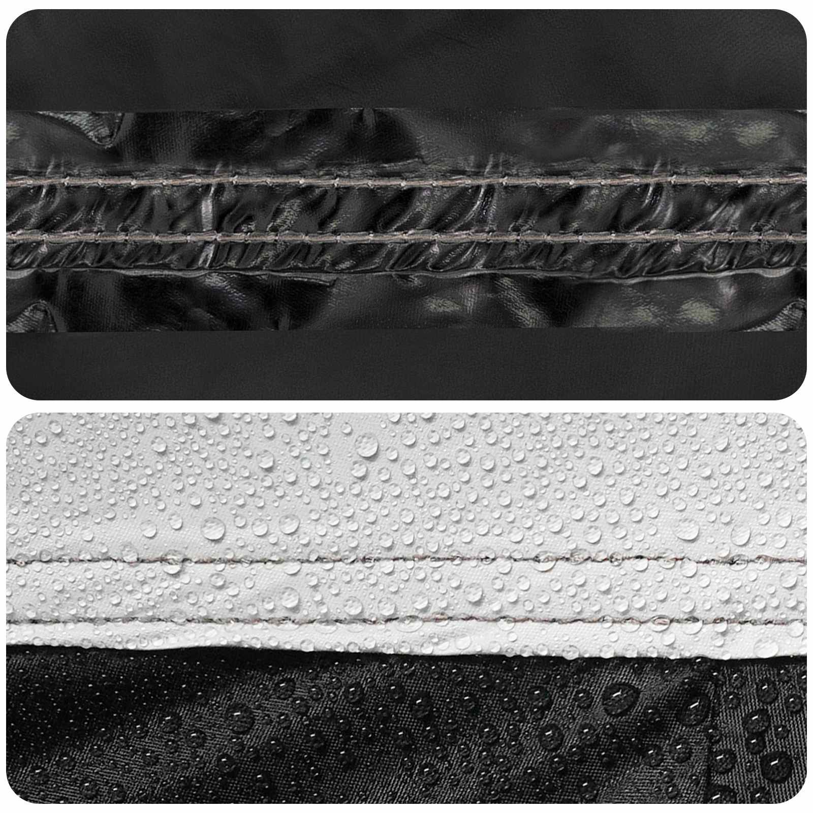 Hütten-Zelt mit Dach Weiß Blackout 400 x 210 x 180 cm Polyester