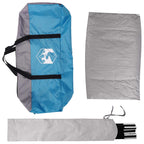 Autozelt mit Dach Blau 200 x 170 x 170 cm Polyester und Stahl