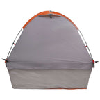 Autozelt Grau und Orange 200 x 170 x 170 cm Polyester und Stahl