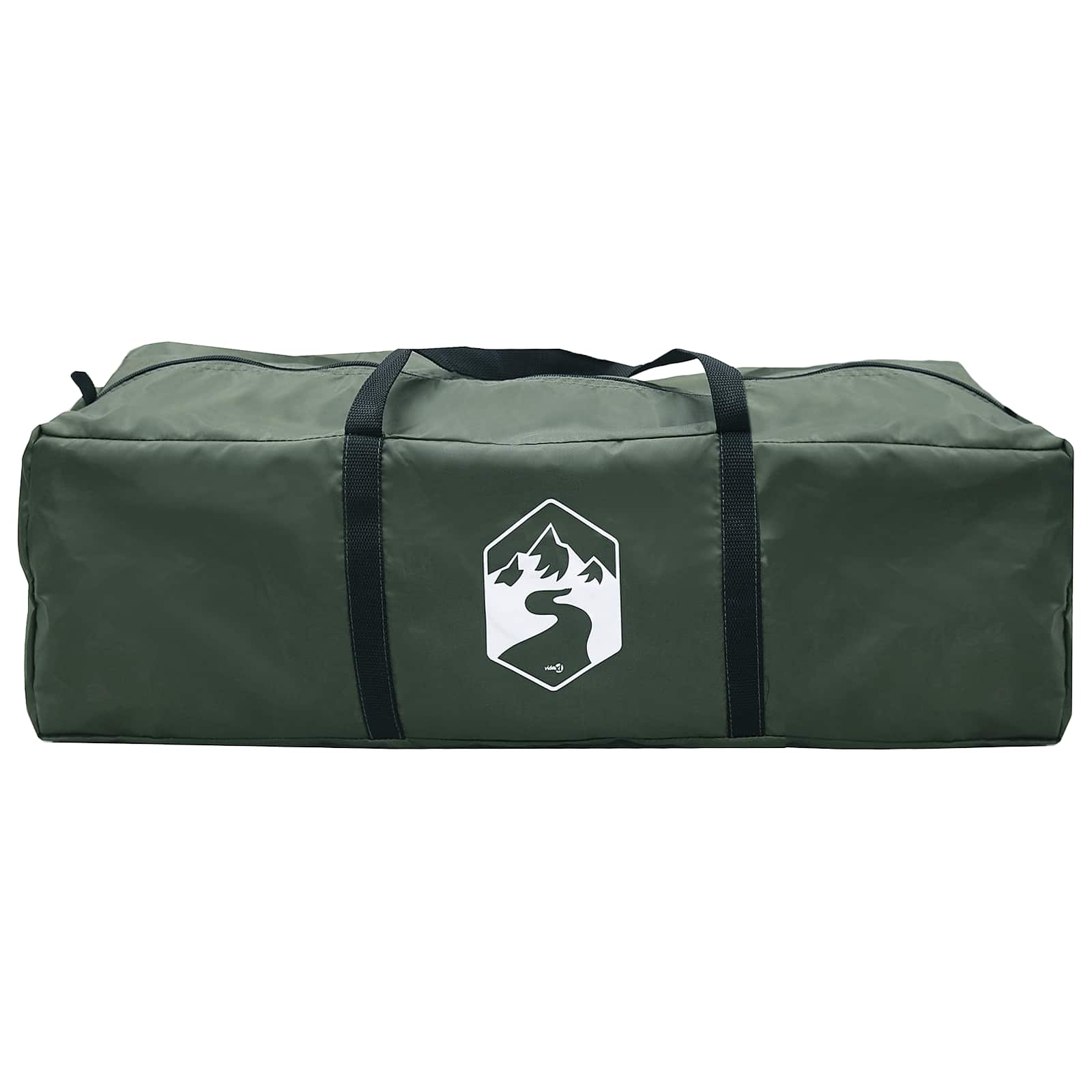 Autozelt Olivegrün 200 x 170 x 170 cm Polyester und Stahl