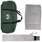 Autozelt Olivegrün 200 x 170 x 170 cm Polyester und Stahl