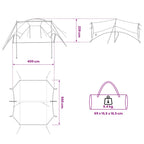 Camping Tarp Wasserfest Grün 550 x 400 x 230 cm