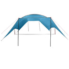 Camping Tarp Wasserfest Blau 695 x 580 x 200 cm