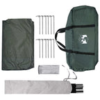 Camping Tarp Wasserfest Olivegrün 695 x 580 x 200 cm