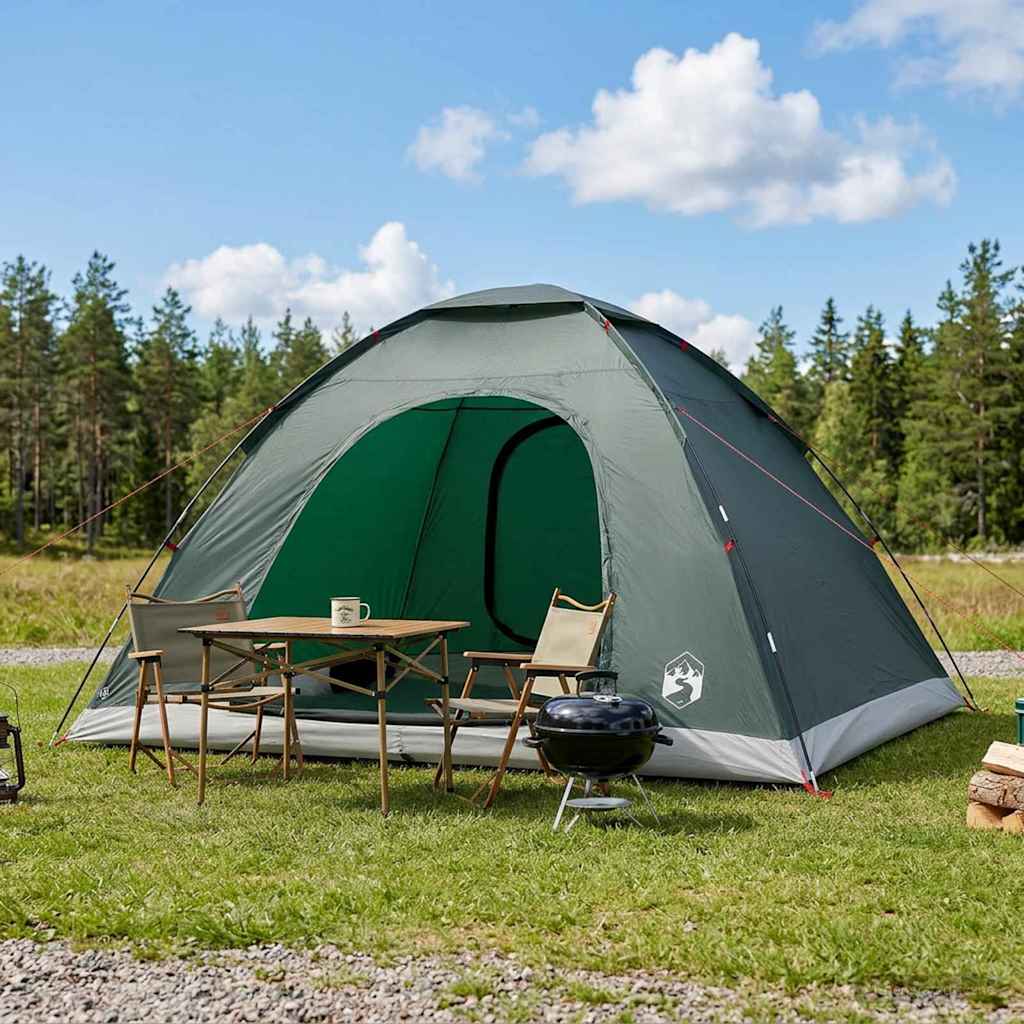 Campingzelt mit Dach Olivegrün 335 x 275 x 180 cm