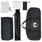 Campingzelt mit Dach Weiß Blackout 335 x 275 x 180 cm