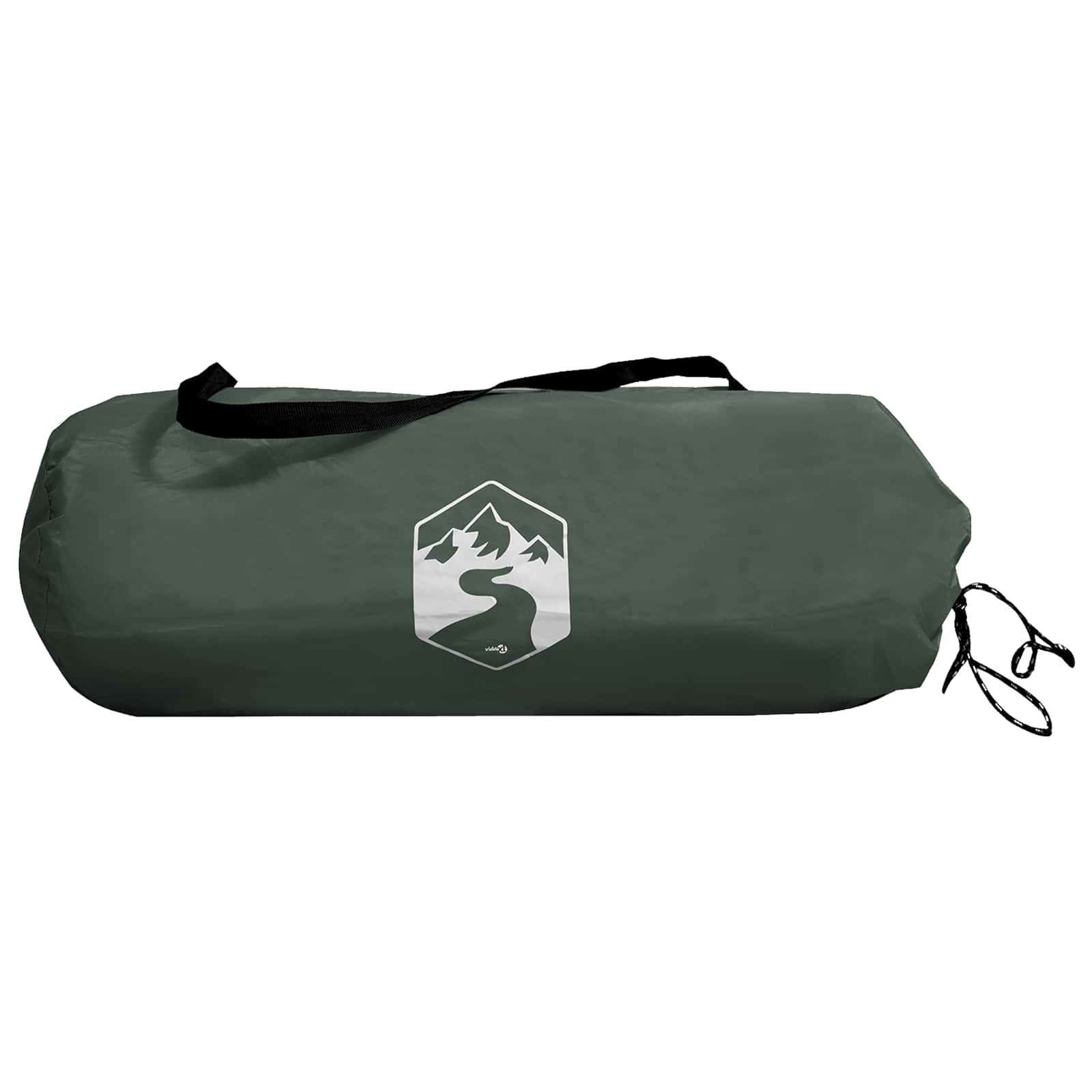 Campingzelt Olivegrün 190 x 140 x 105 cm Polyester und Stahl