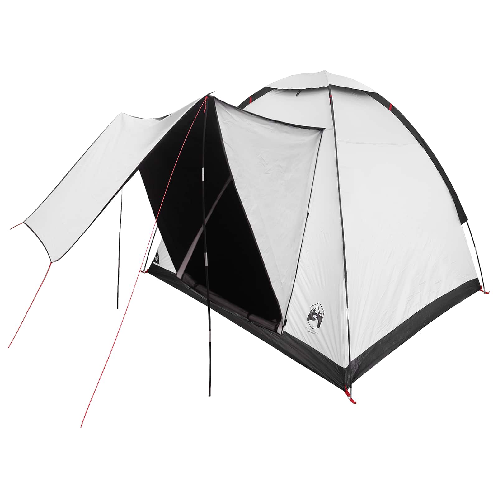 Campingzelt mit Dach Weiß Blackout 190 x 140 x 105 cm
