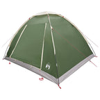Campingzelt mit Dach Grün 4-Personen Polyester und Stahl