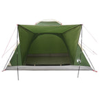 Campingzelt mit Dach Grün 4-Personen Polyester und Stahl
