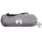 Campingzelt Grau und Orange 4-Personen Polyester und Stahl