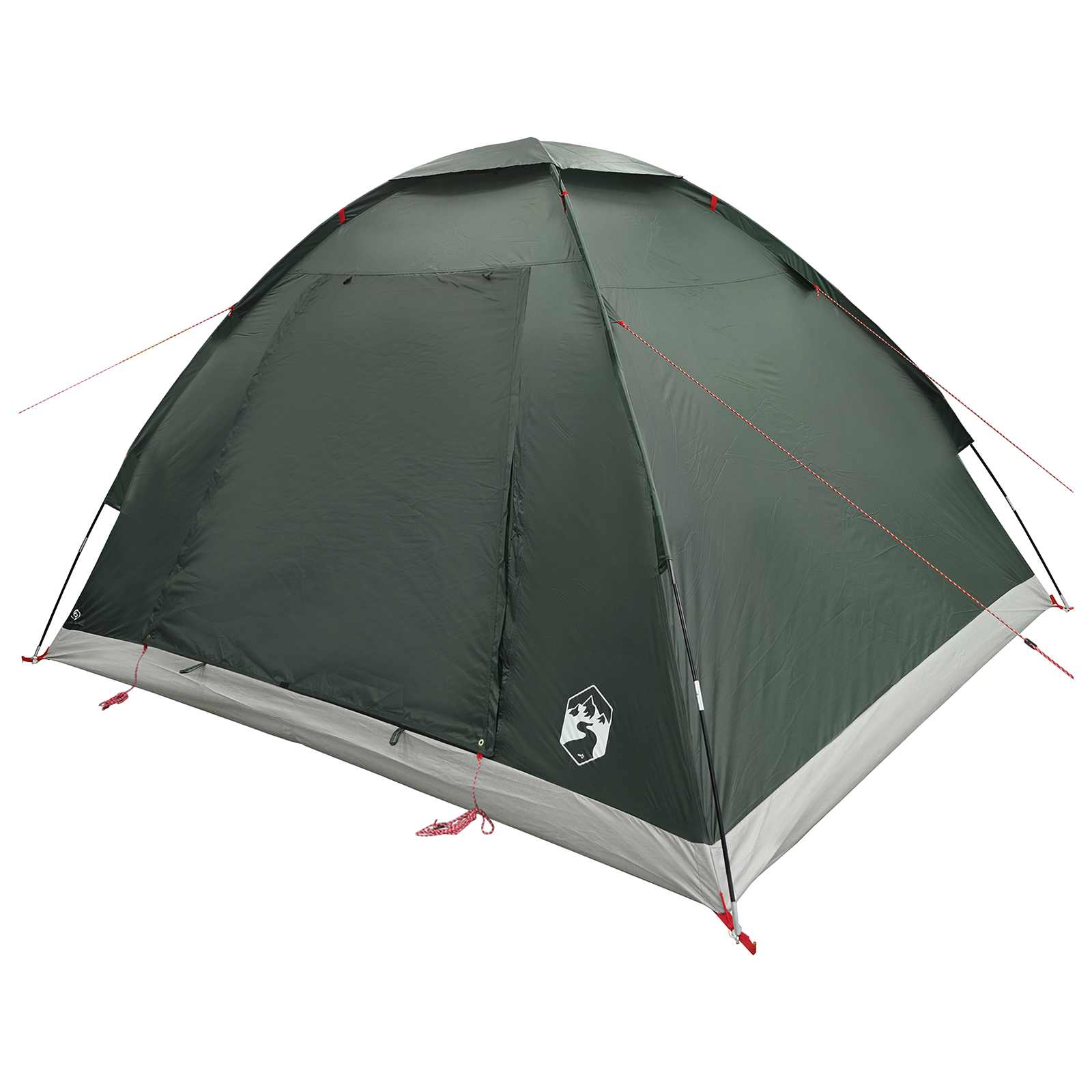 Campingzelt Olivegrün 275 x 215 x 125 cm Polyester und Stahl