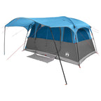 Tunnelzelt mit Dach Blau 366 x 244 x 198 cm Polyester und Stahl