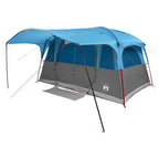 Tunnelzelt mit Dach Blau 427 x 305 x 205 cm Polyester und Stahl