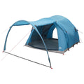 Tunnelzelt mit Dach Blau 370 x 275 x 210 cm Polyester und Stahl