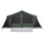 Hütten-Zelt Olivegrün 480 x 273 x 205 cm Polyester und Stahl