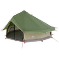 Tipi Zelt mit Dach Grün 700 x 700 x 395 cm Polyester und Stahl
