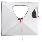Huntingzelt mit Dach Weiß Blackout 145 x 145 x 150 cm