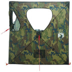 Huntingzelt Tarnung 145 x 145 x 150 cm Polyester und Stahl