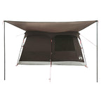 Familienzelt mit Dach Braun Grau 380 x 260 x 190 cm Polyester