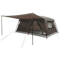 Familienzelt Braun Grau 500 x 400 x 230 cm Polyester und Stahl