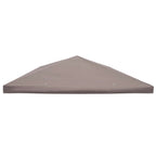 Pavillon Abdeckung Taupe 300 x 300 cm Polyester und Stahl