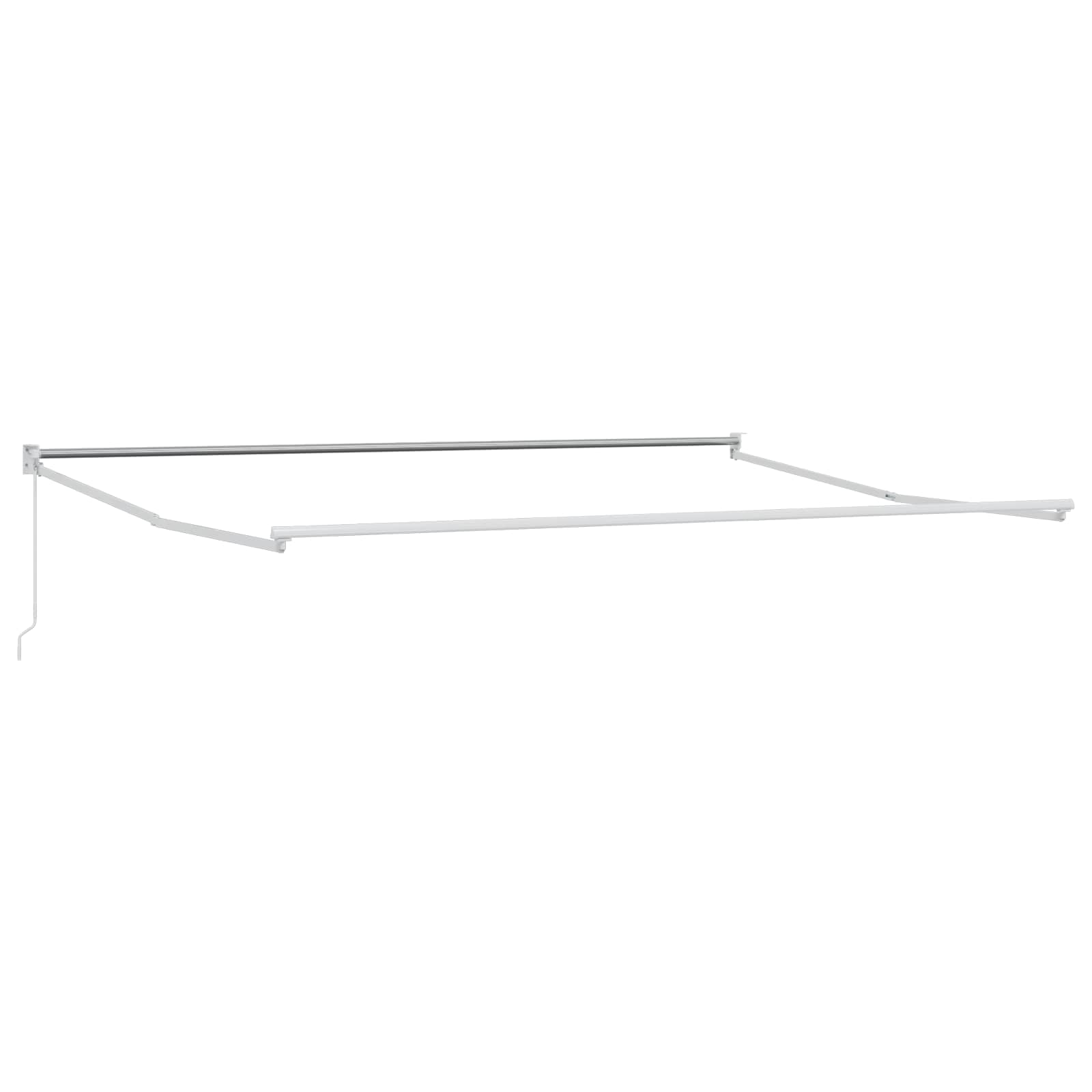 Einziehbare Markise Creme 4 x 2 m 100% Polyester und Aluminium