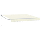 Elektrische ausziehbare Markise Creme 2,5 x 2 m