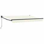 Einziehbare Markise Creme 3,5 x 2 m