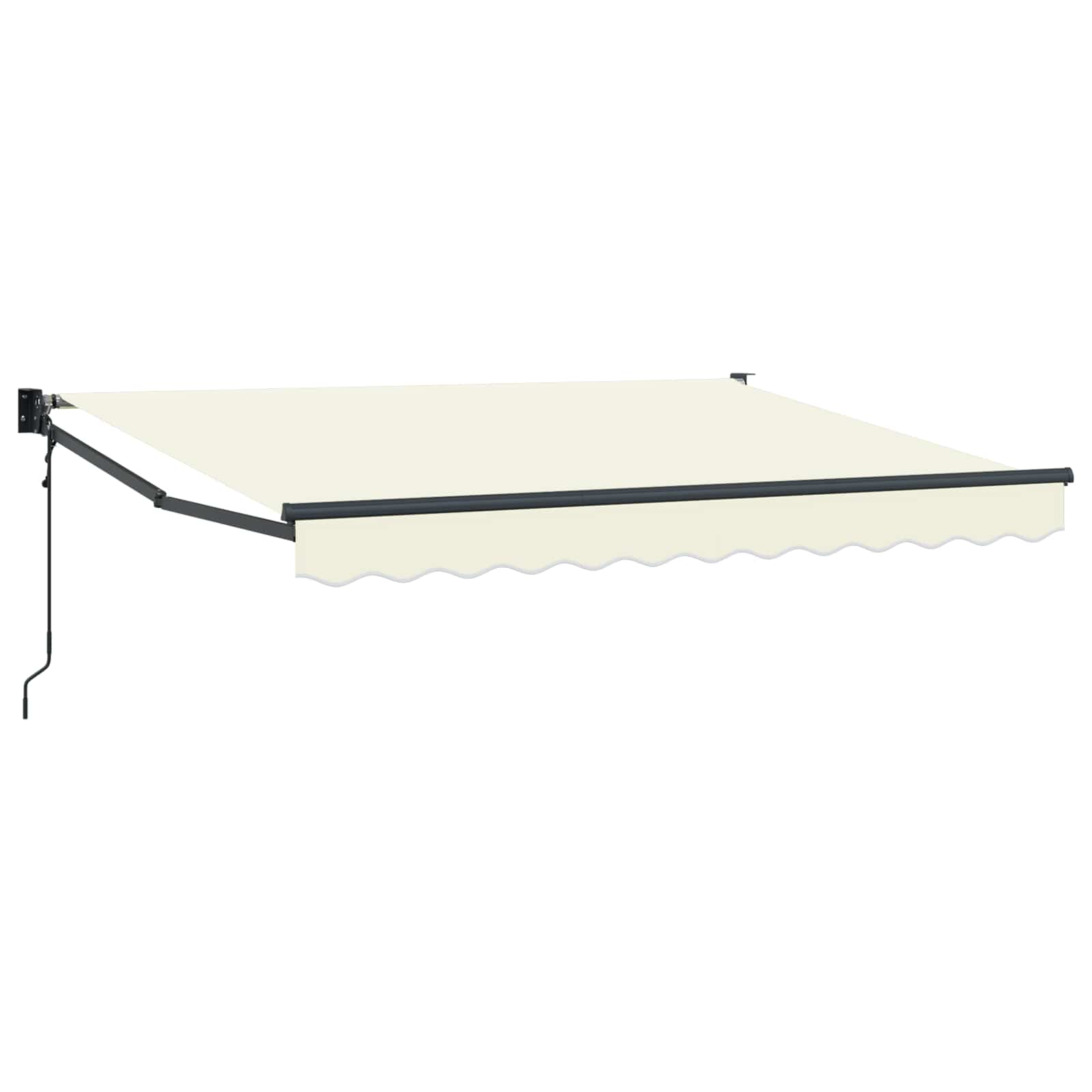 Elektrische ausziehbare Markise Creme 2,5 x 2 m