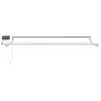 Manuelle Gelenkarmmarkise mit LEDs Mehrfarbig 3 x 2 m