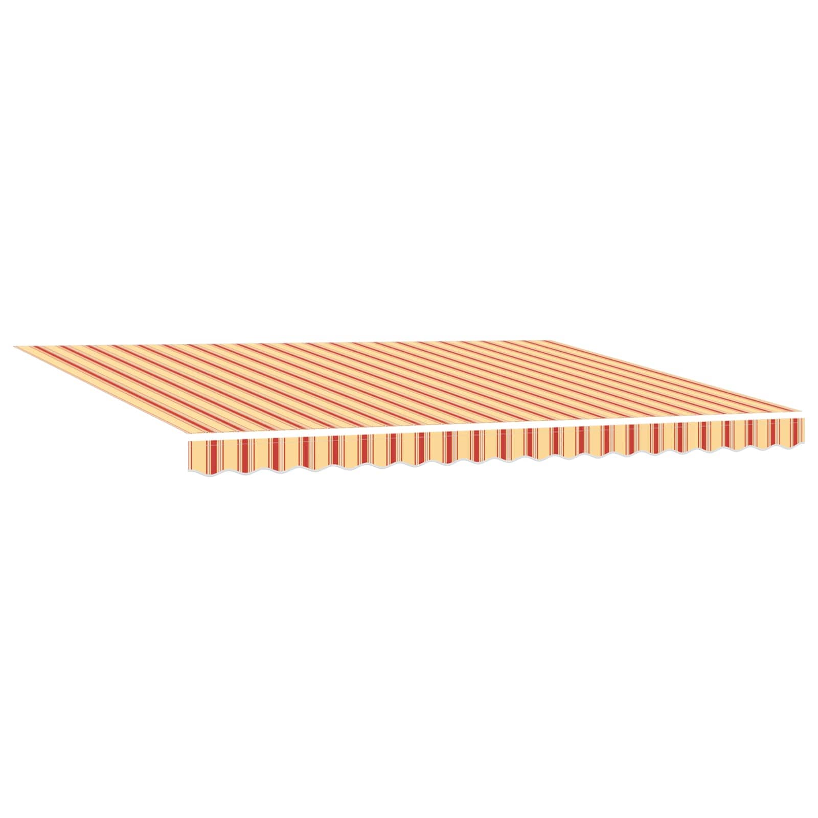 Manuelle Gelenkarmmarkise mit LEDs Mehrfarbig 4,5 × 3 m