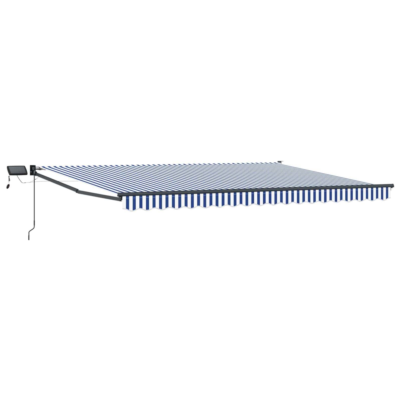 Manuelle Gelenkarmmarkise mit LEDs 4 x 2 m