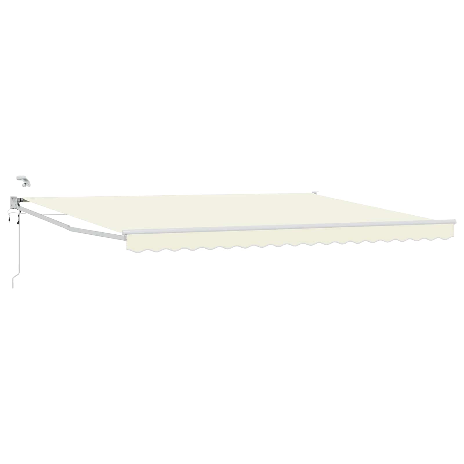 Elektrische ausziehbare Markise Creme 4 x 2 m