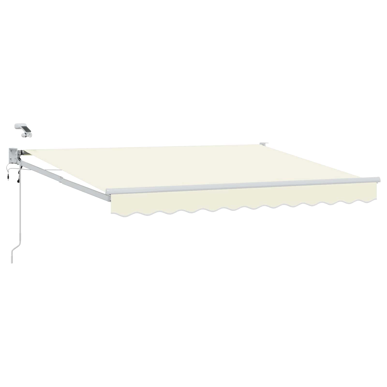Elektrische ausziehbare Markise Creme 3 x 2,5 m