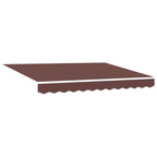 Elektrische ausziehbare Markise Braun 3,5 x 2,5 m