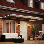 Elektrische ausziehbare Markise Beige 4 x 3 m