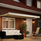 Elektrische ausziehbare Markise Creme 5 x 3 m
