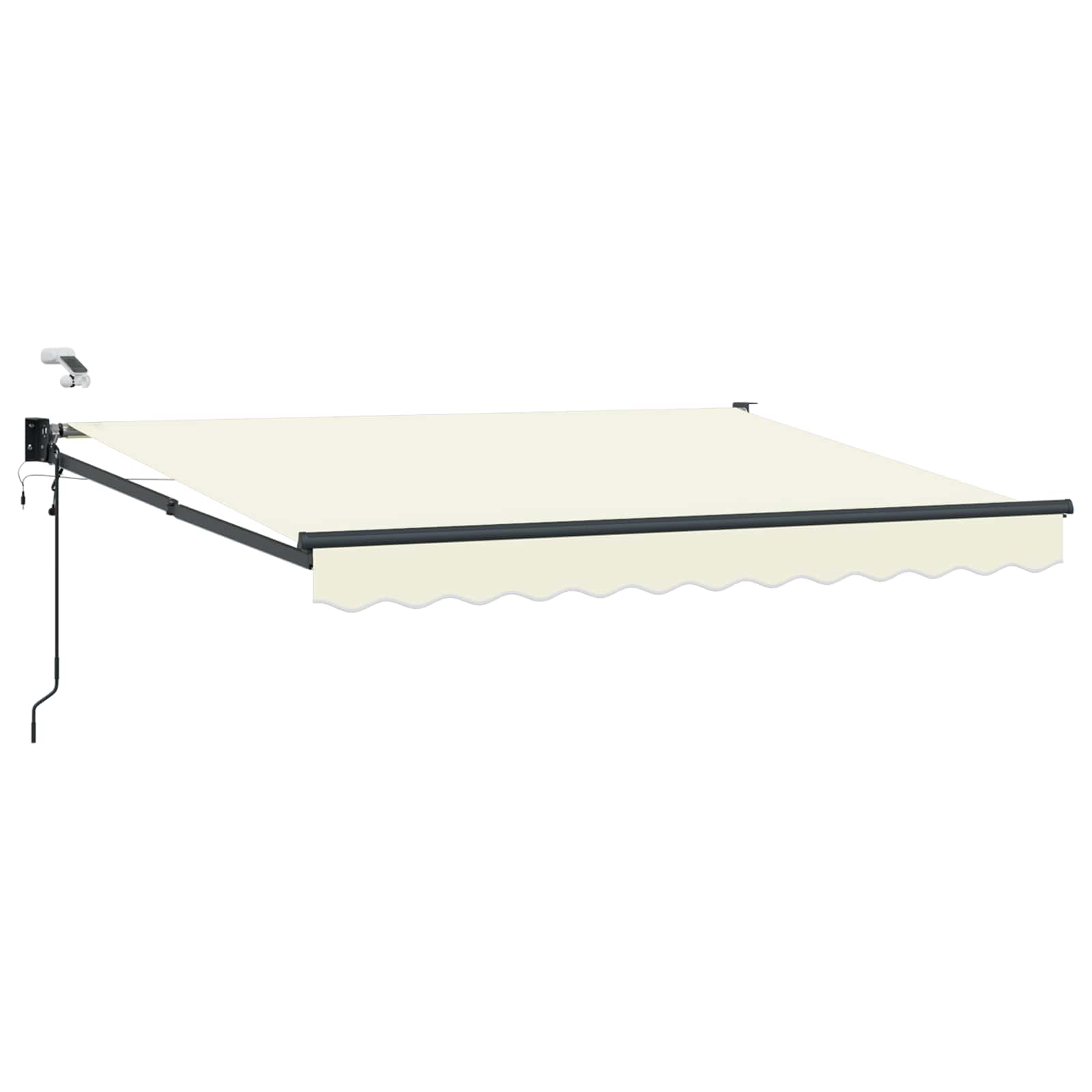 Elektrische ausziehbare Markise Creme 2,5 x 2 m