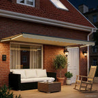Elektrische ausziehbare Markise Creme 4 x 2 m